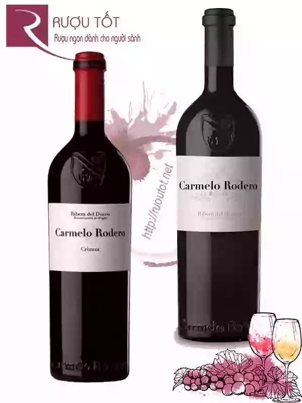 Rượu vang Carmelo Rodero Ribera del Duero Crianza Cao cấp