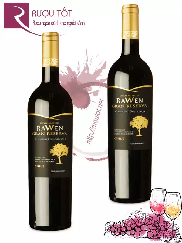 Rượu vang Rawen Chile Gran Reserva Cabernet Sauvignon