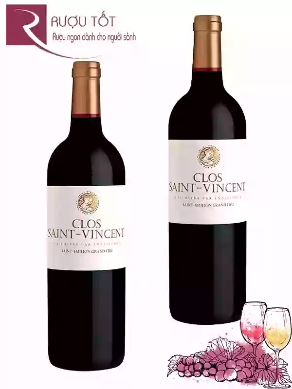 Rượu Vang Clos Saint Vincent Saint Emilion Grand Cru Thượng hạng