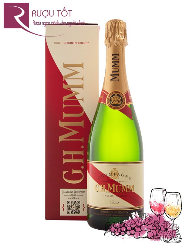 Rượu Champagne GH Mumm Cordon Rouge