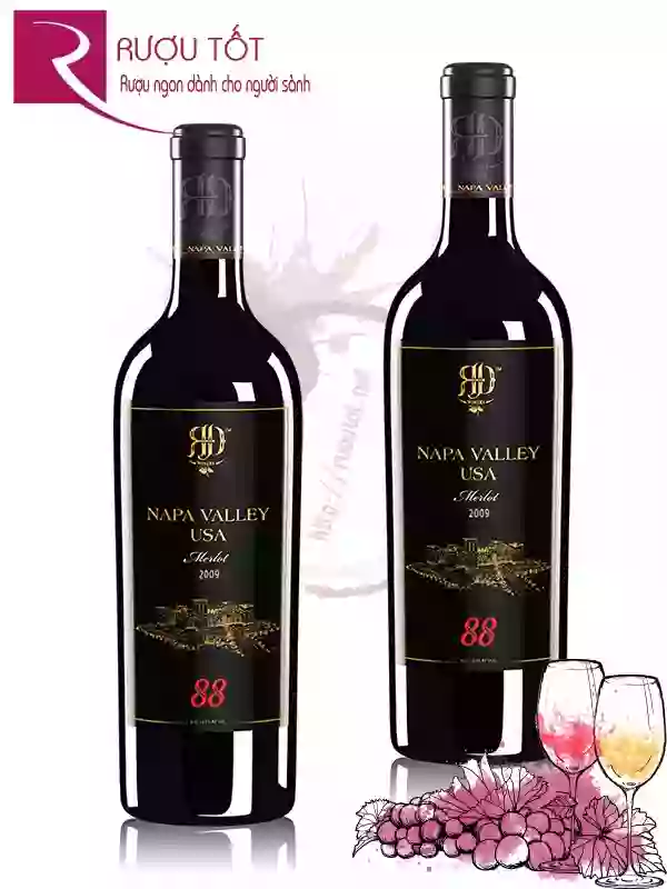 Rượu vang 88 Napa Valley USA Merlot Chiết khấu cao