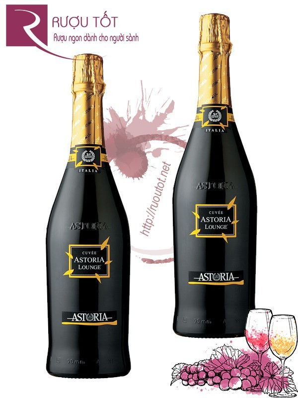 Vang Champagne Ý Astoria Cuvée Lounge Brut Cao cấp