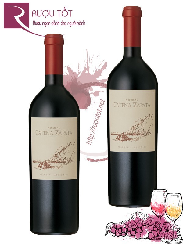 Rượu vang Catena Zapata Nicolas Cabernet Sauvignon, Malbec Cao cấp