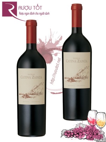 Rượu vang Catena Zapata Nicolas Cabernet Sauvignon, Malbec Cao cấp