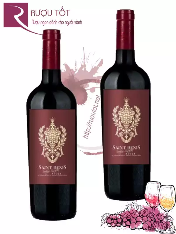 Rượu Vang Saint Denis Crianza Rioja Alta Thượng hạng