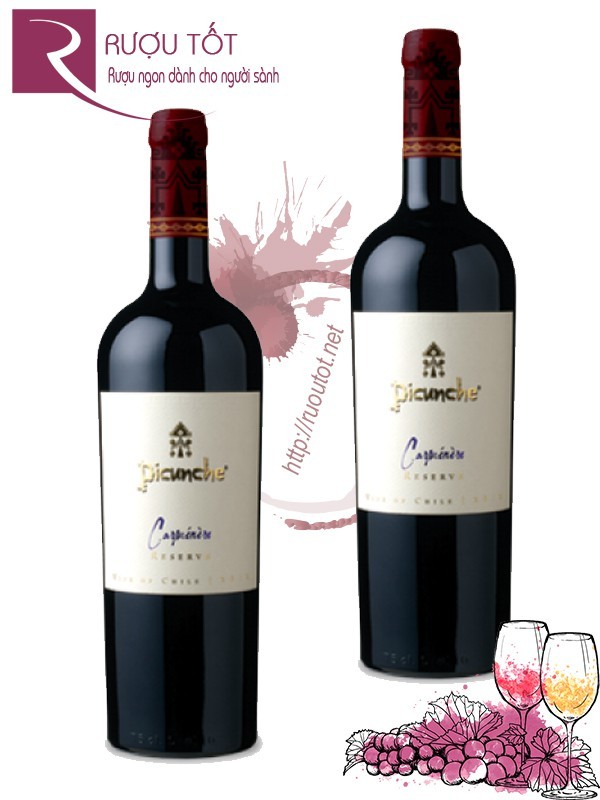 Vang Chile Picunche Carmenere Reserve Thượng hạng