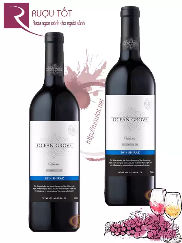 Rượu Vang Ocean Grove Shiraz Thượng hạng