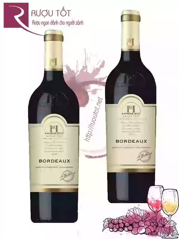 Rượu Vang Raymond Huet Bordeaux Rouge Merlot Cabernet Sauvignon