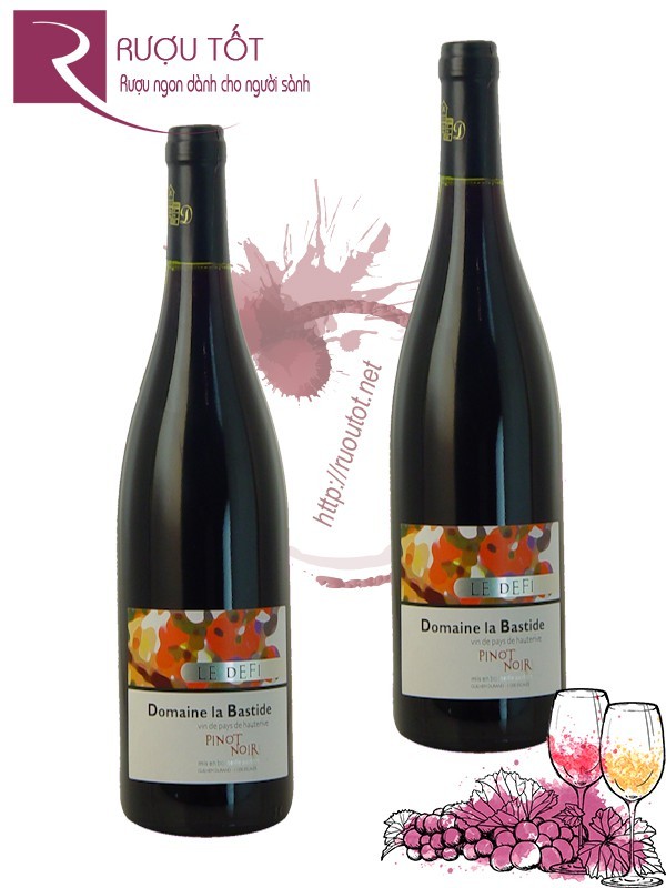 Vang Pháp Domainela Bastide Pinot Noir Thượng hạng