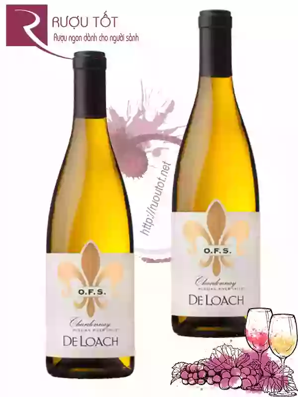 Rượu vang DeLoach Chardonnay O.F.S Tier Cao cấp