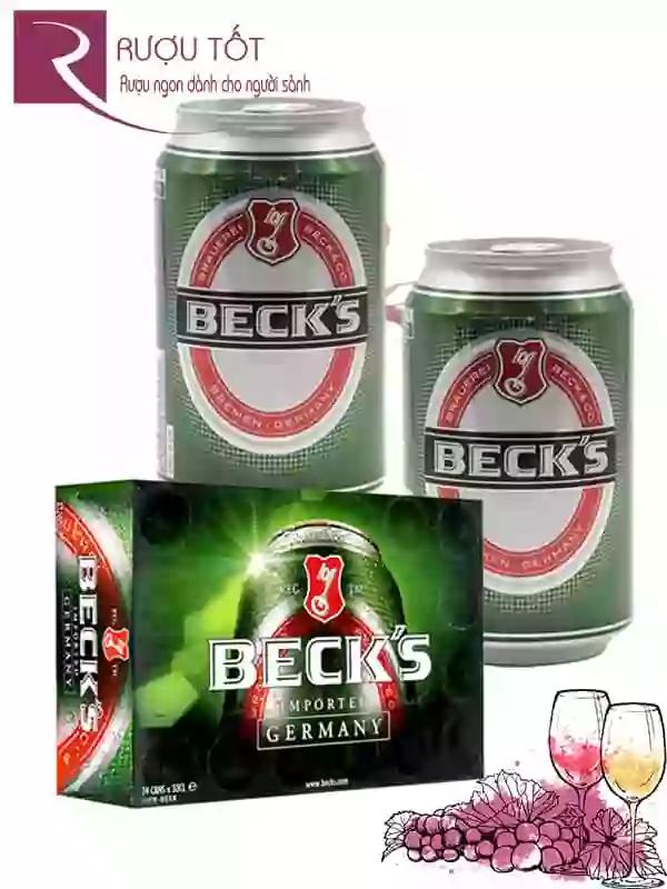 Bia Beck's 5% Đức - Lon 330 ml