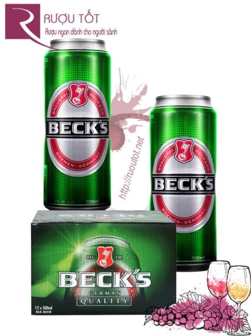 Bia Beck's 5% Đức - Lon Cao 500 Ml
