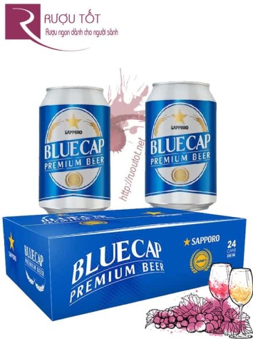 Bia Blue Cap 4,5% - Lon 330ml