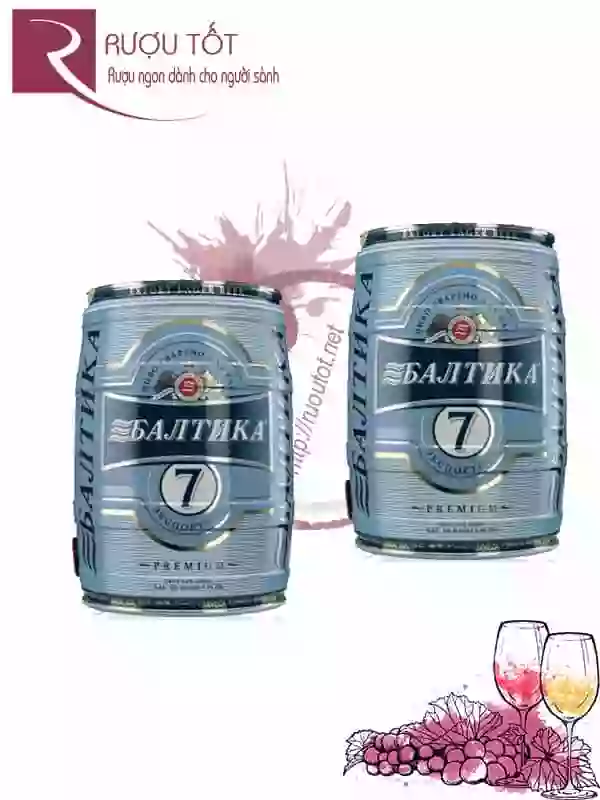 Bia Baltika số 7 - 5,4% Nga Bom 5l