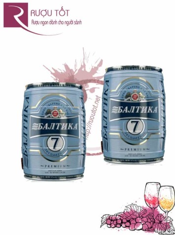 Bia Baltika số 7 - 5,4% Nga Bom 5l