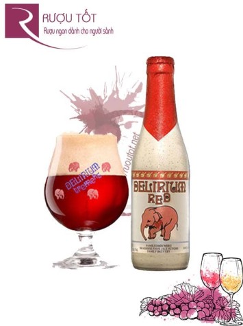 Bia Delirium Red 8% Bỉ - Chai 330 ml