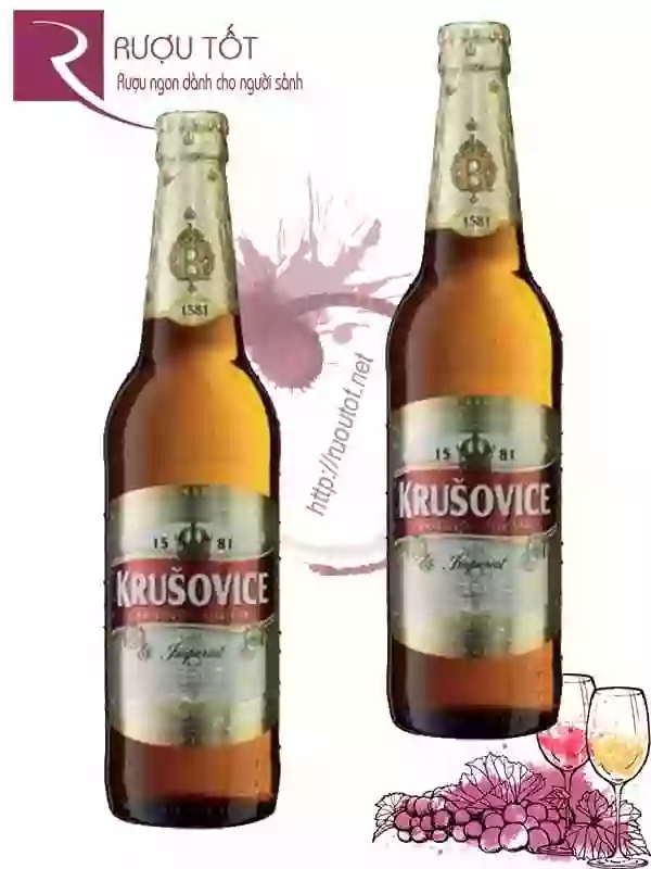 Bia Krusovice Tiệp chai 330ml