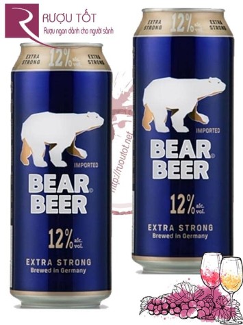 Bia Gấu 12 độ Đức Bear Beer cao cấp chính hãng