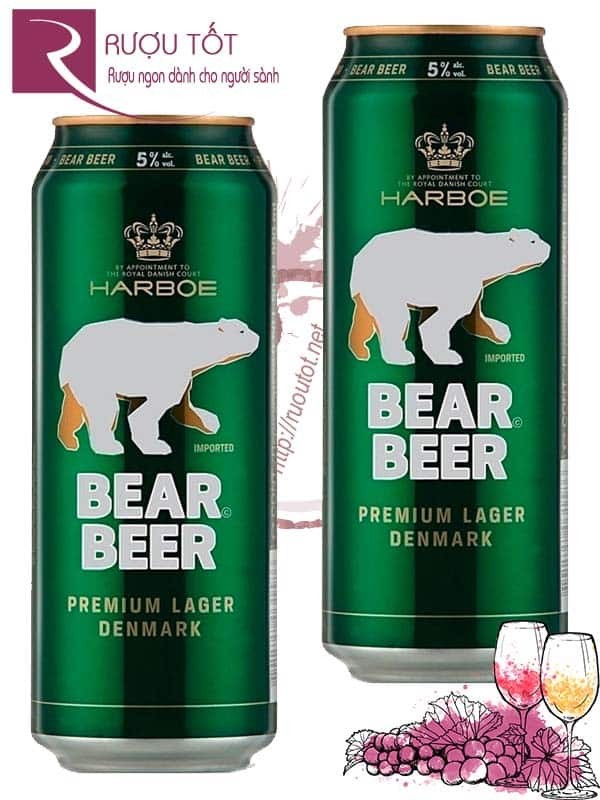 Bia Gấu Đức Bear Beer 5 độ Premium Lager
