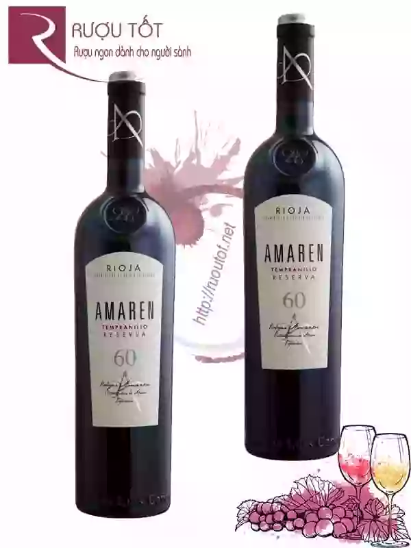 Rượu Vang Amaren 60 Tempranillo Reserva