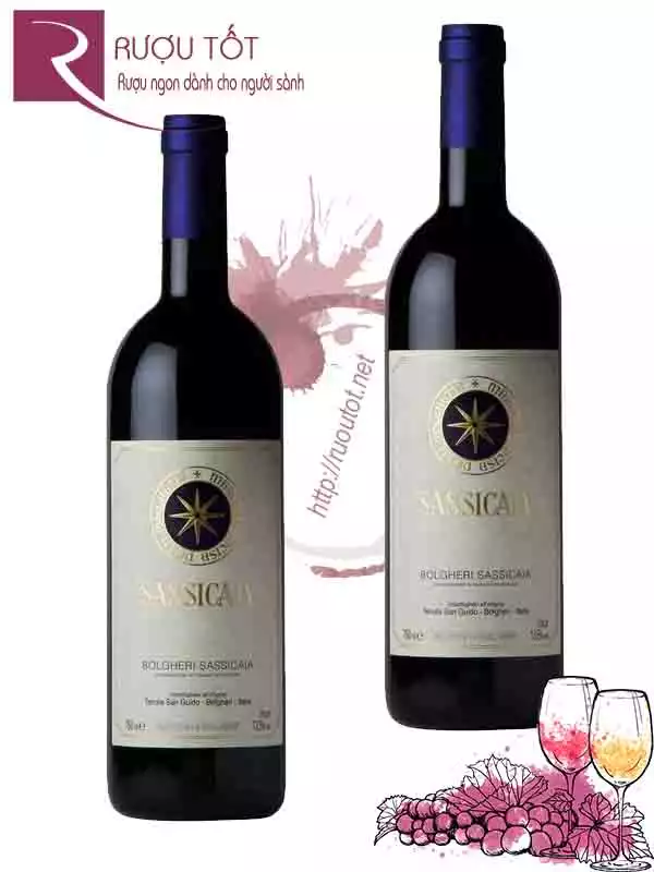 Rượu vang Sassicaia Bolgheri Tenuta San Guido DOC