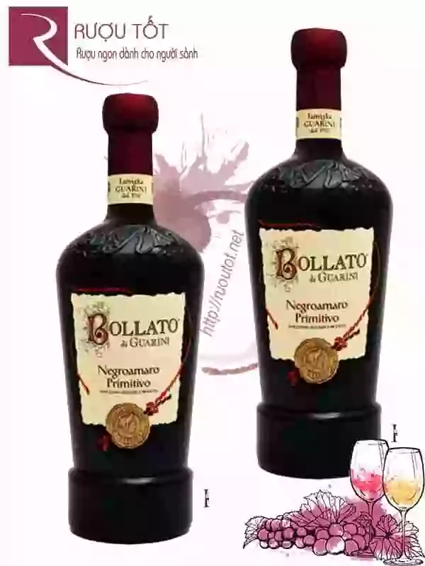 Rượu Vang Bollato di Guarini Negroamaro Primitivo