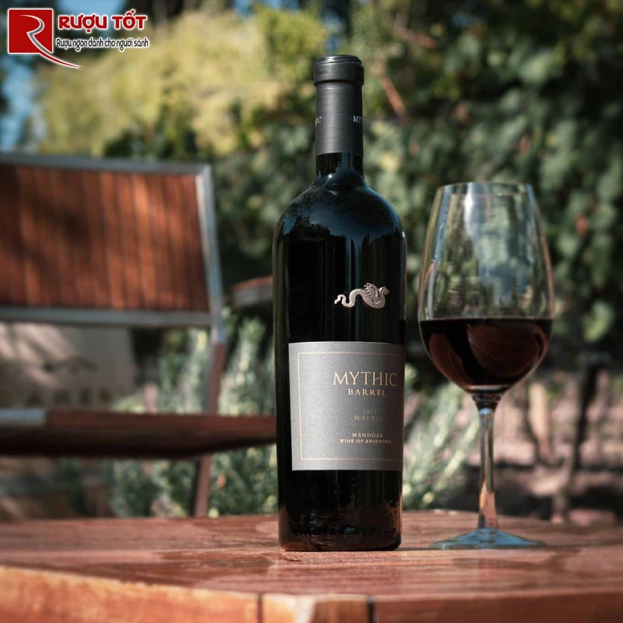 ruou mythic barrel malbec
