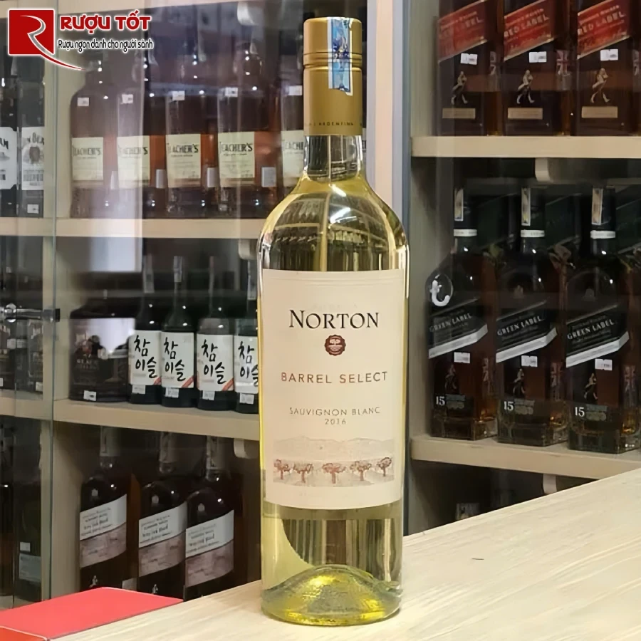 ruou vang bodega norton barrel select sauvignon blanc