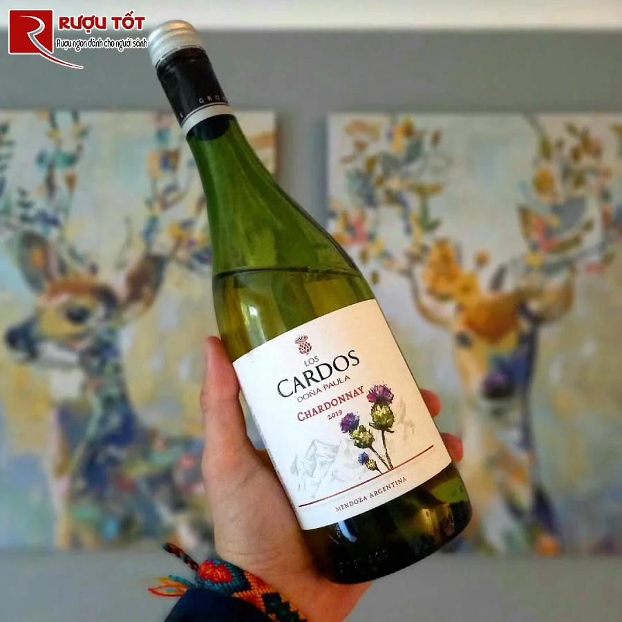 ruou vang dona paula los cardos chardonnay 14% 750ml