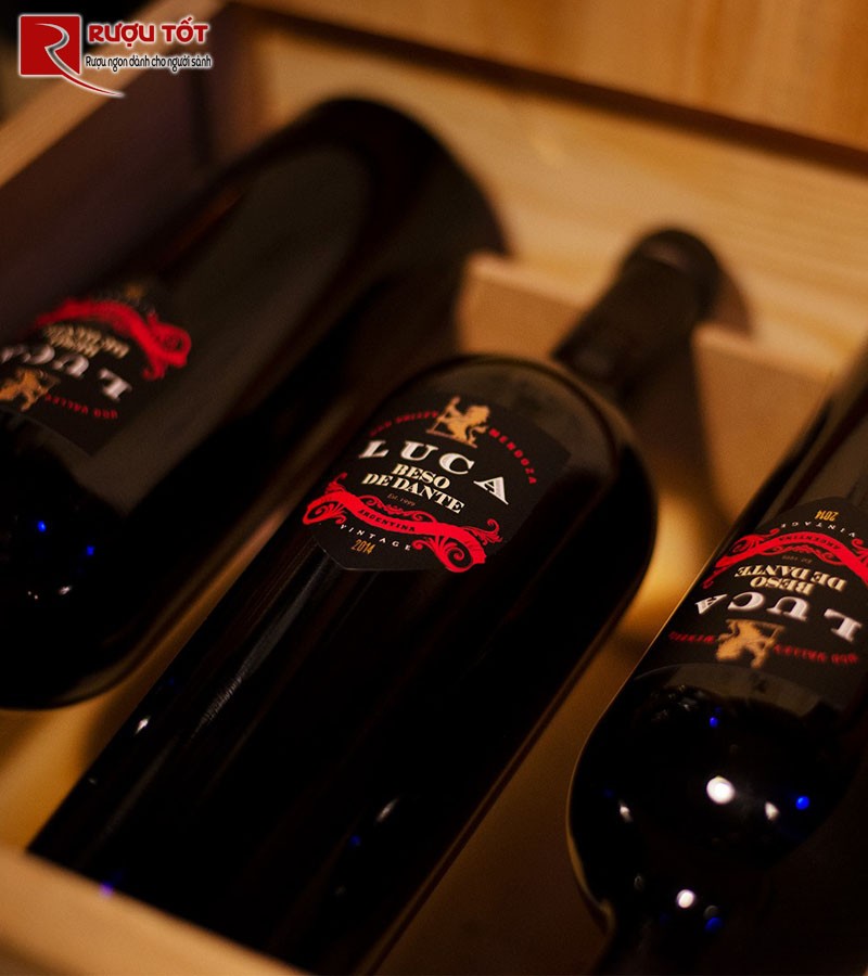 Rượu vang Luca Beso de Dante Red vùng Mendoza