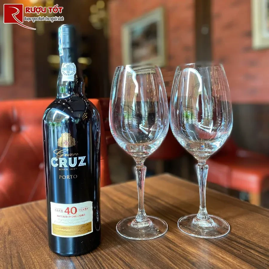 ruou porto cruz 40 years old port tawny