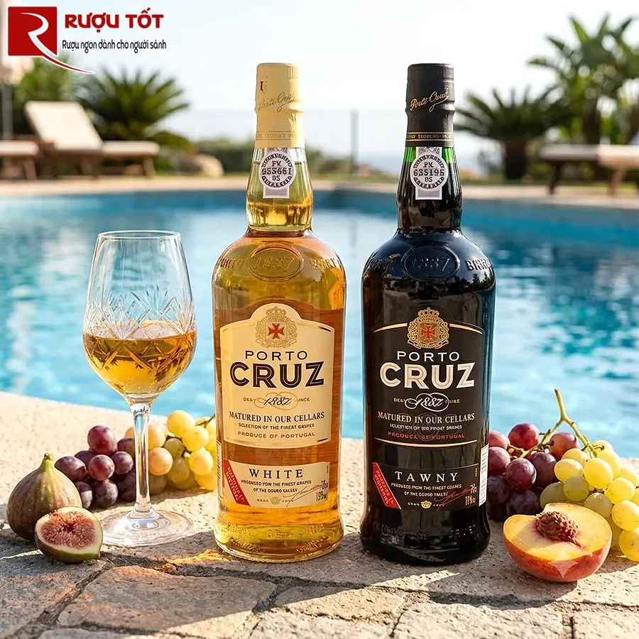 Rượu Porto Cruz Tawny White