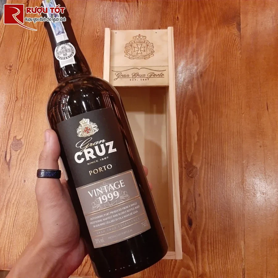 ruou vang porto cruz vintage 1999