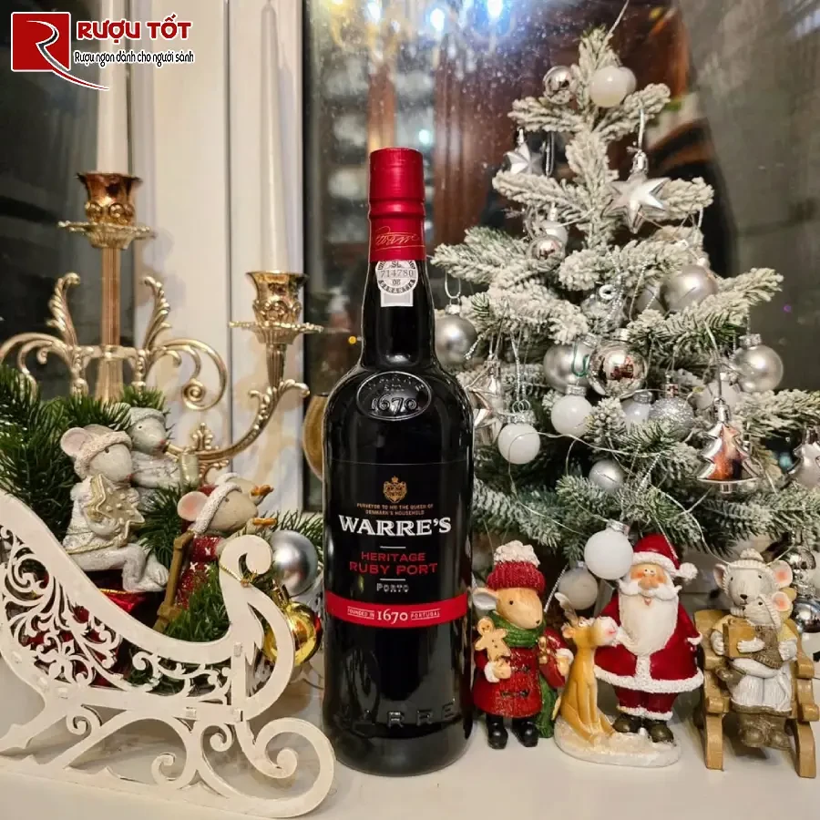 ruou warre's heritage ruby port 750ml 20% bo dao nha