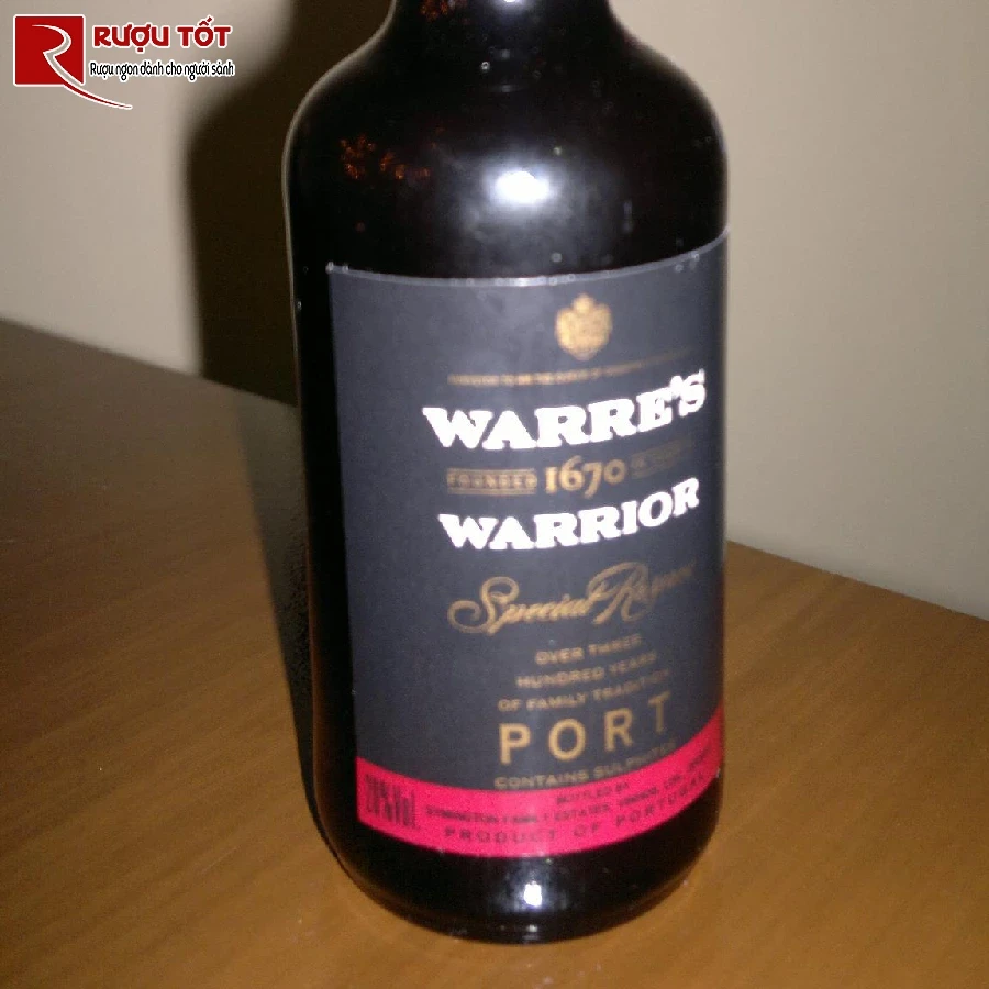 ruou warre's warrior special reserve