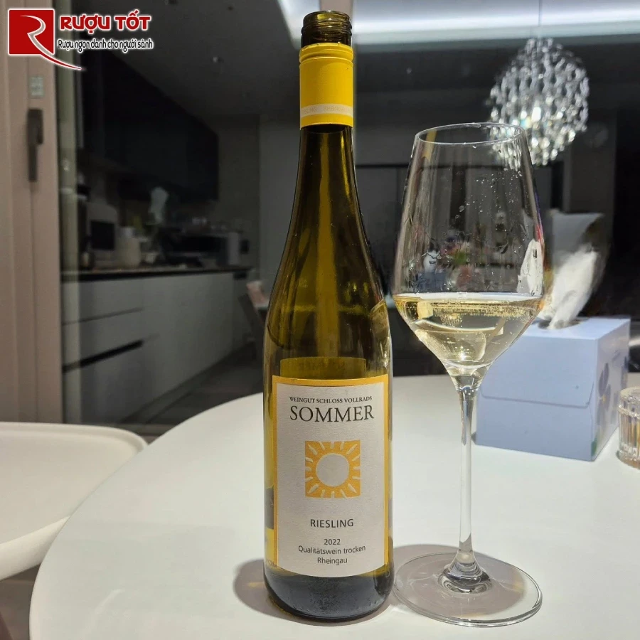 ruou schloss vollrads sommer riesling