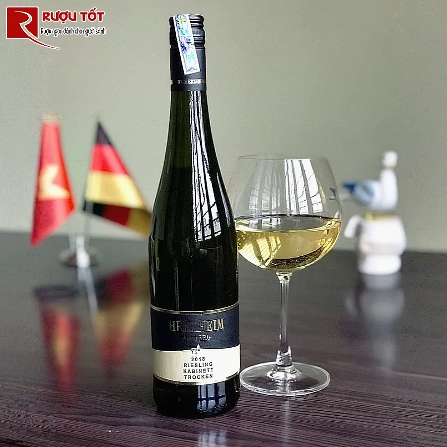 ruou vang herxheim riesling kabinett trocken