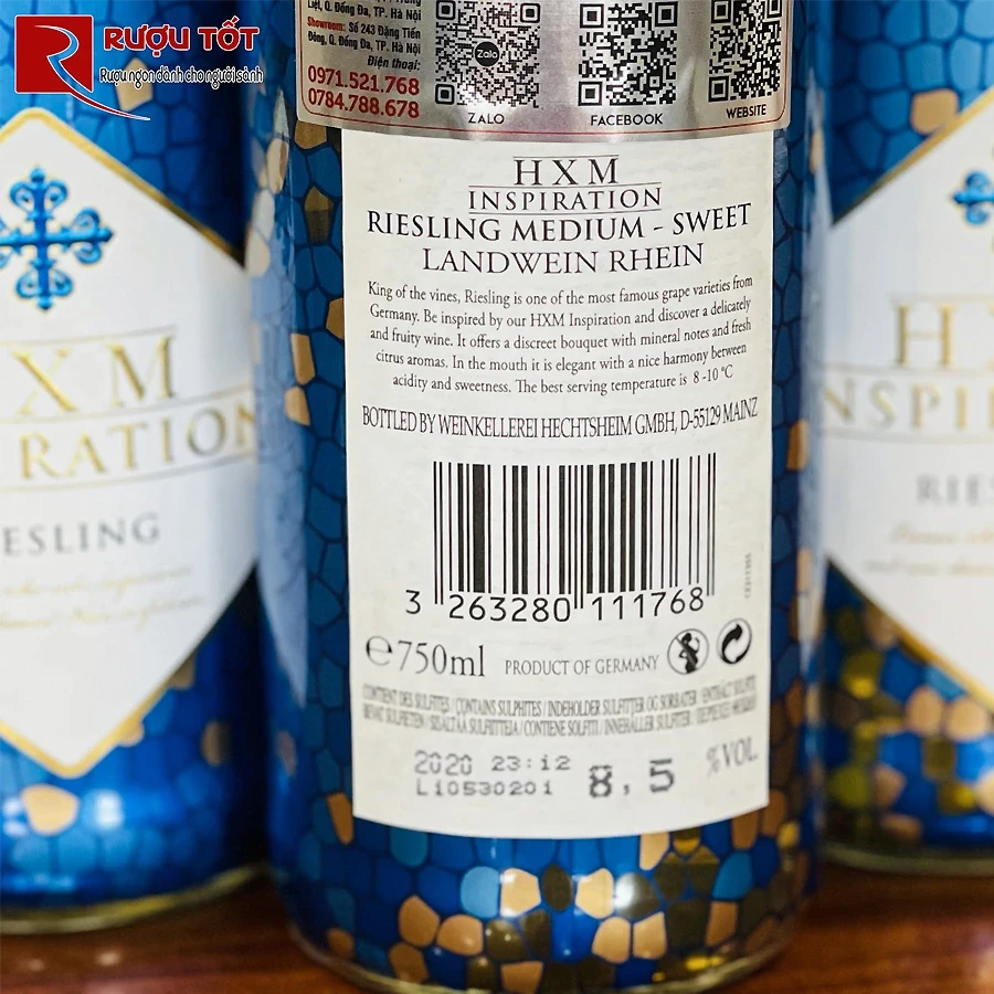 Rượu vang Inspiration Riesling