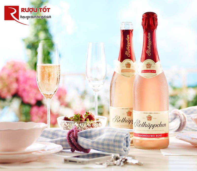 Rượu vang Rotkappchen Sekt Rose