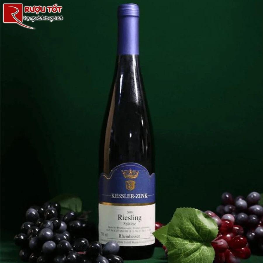 ruou vang spatlese riesling kessler zink blue edition