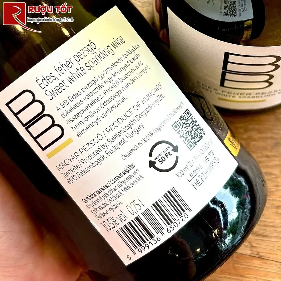 Vang nổ BB Edes Sparkling Wine