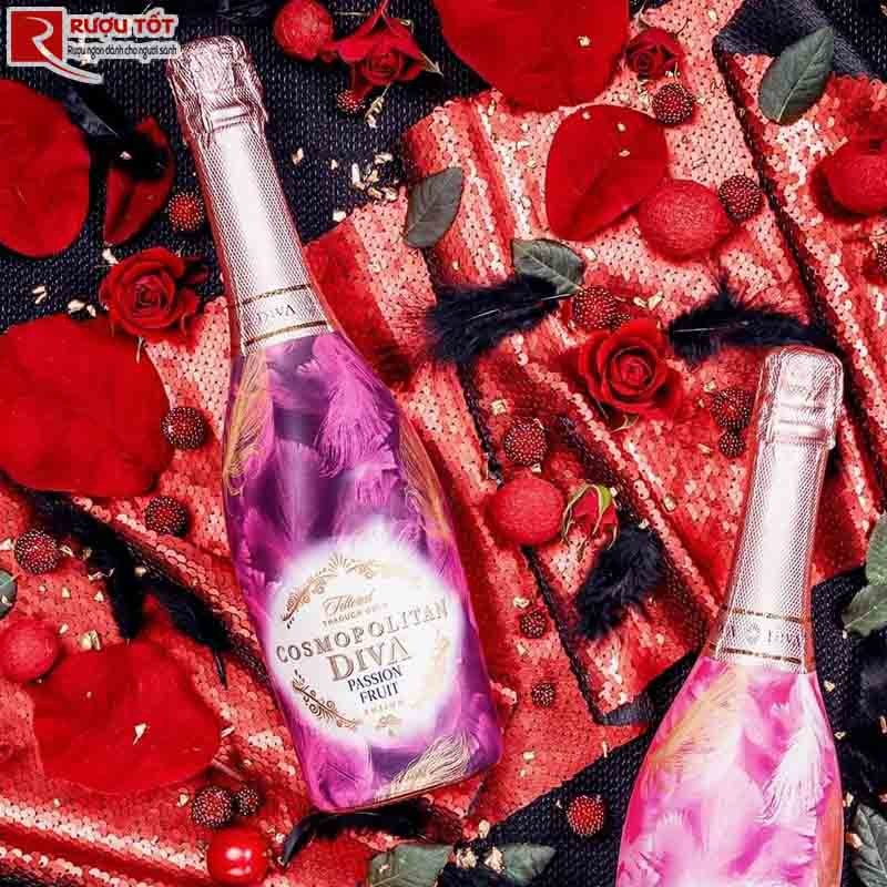 Vang Nổ Cosmopolitan Diva Passion Fruit