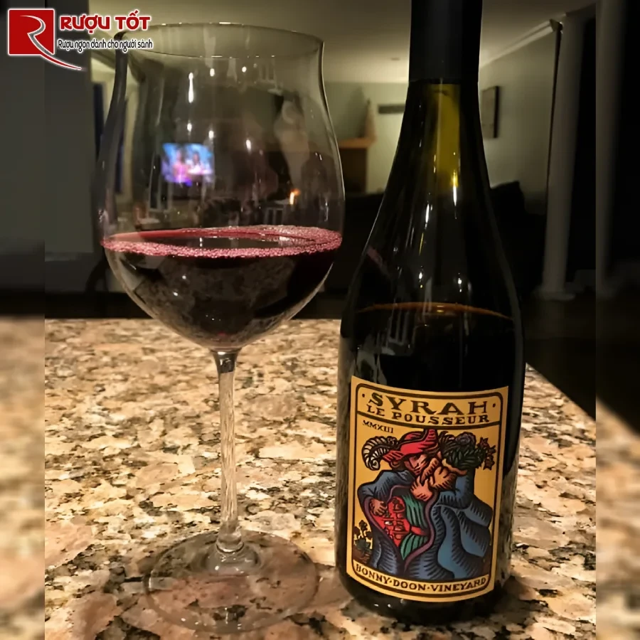 ruou bonny doon le pousseur syrah