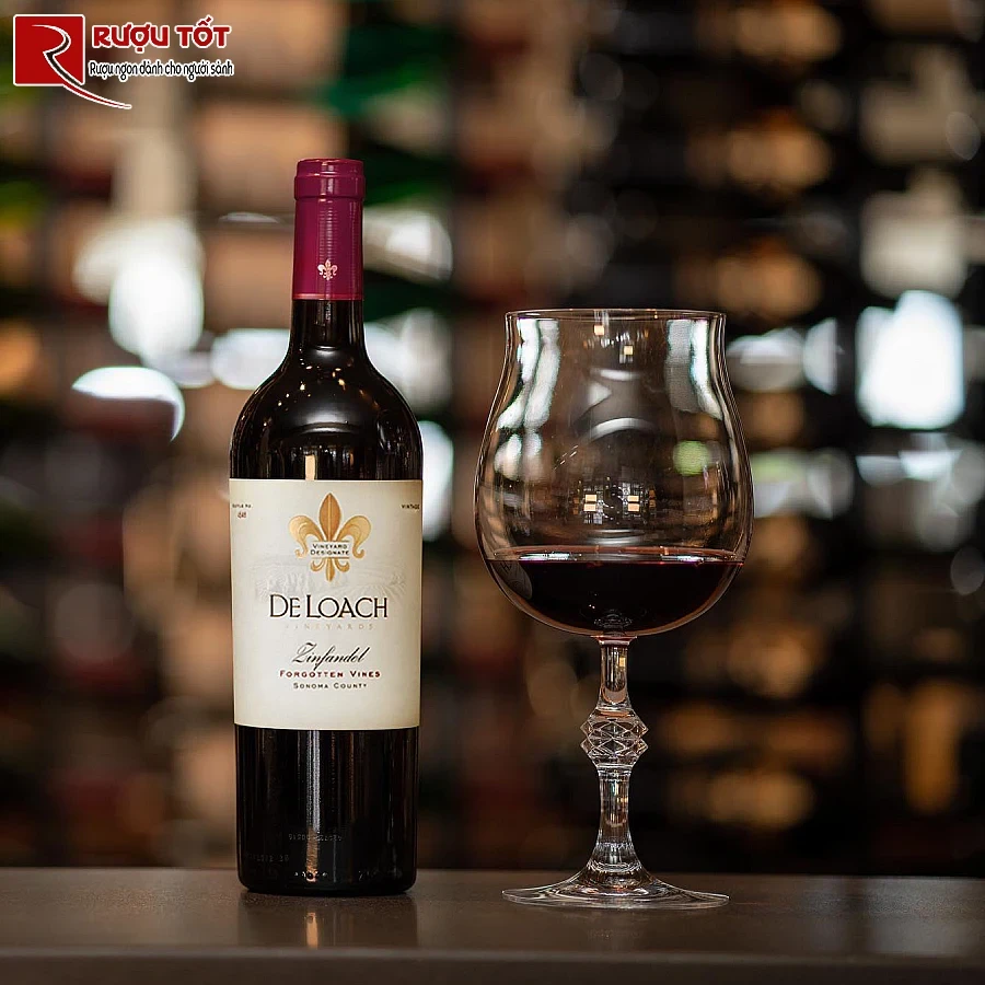 ruou deloach forgotten vines zinfandel gia re