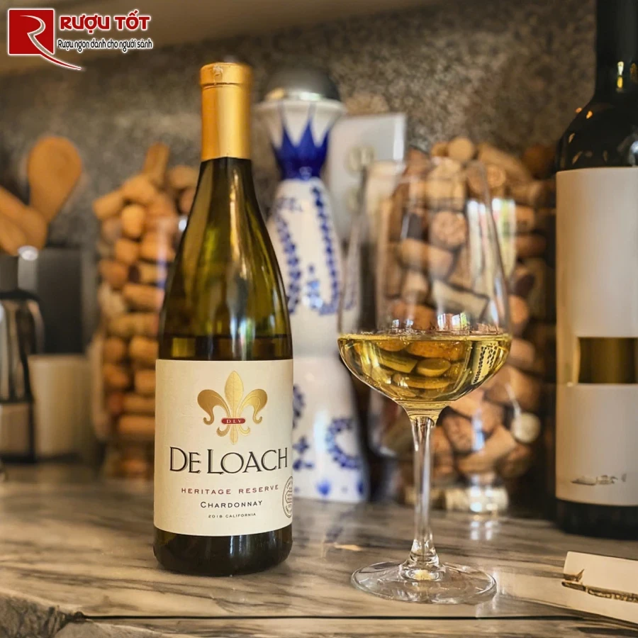 ruou deloach heritage reserve chardonnay uy tin