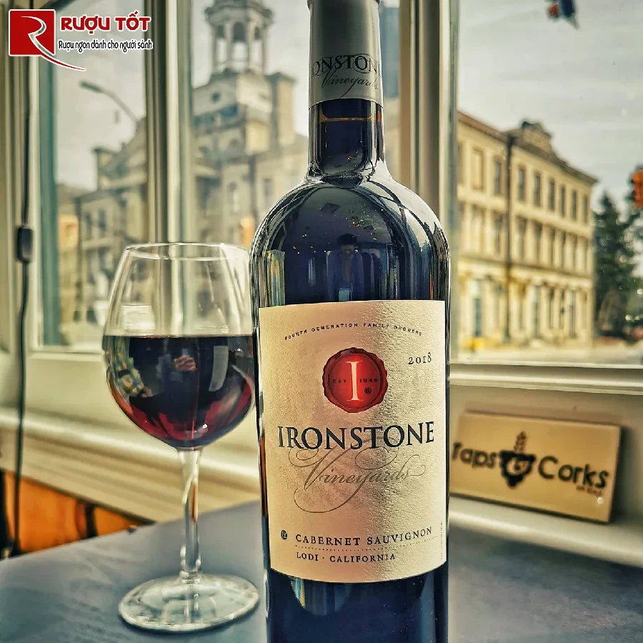 ruou ironstone cabernet sauvignon