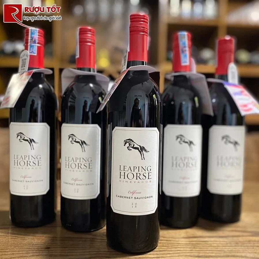 ruou leaping horse cabernet sauvignon chinh hang
