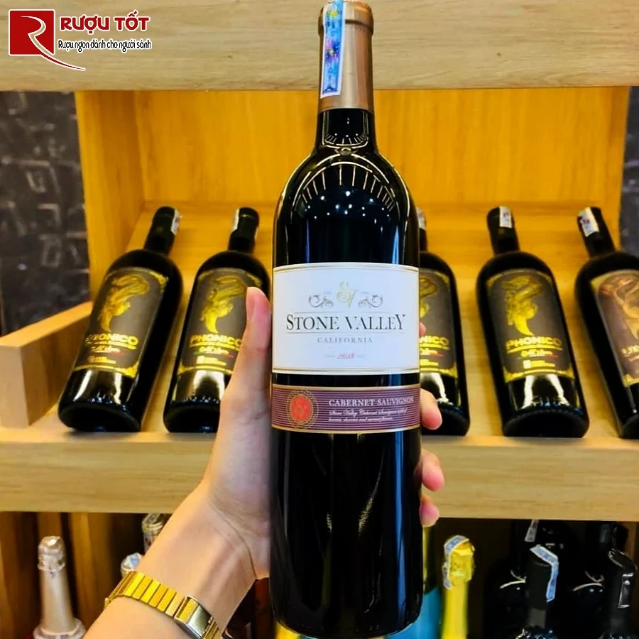 ruou stone valley cabernet sauvignon 750ml 13,5%