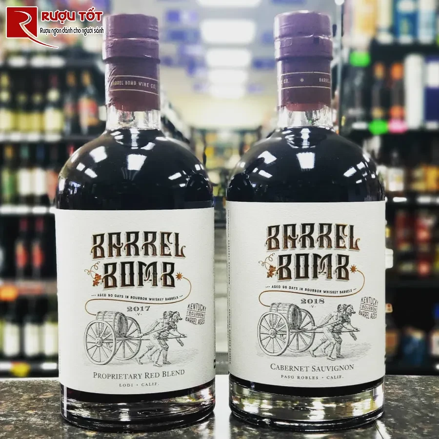 ruou vang barrel bomb proprietary red blend