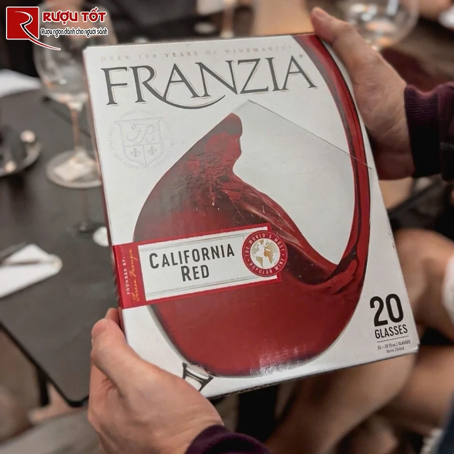 ruou vang bich franzia cabernet sauvignon 3l 12,5% de uong